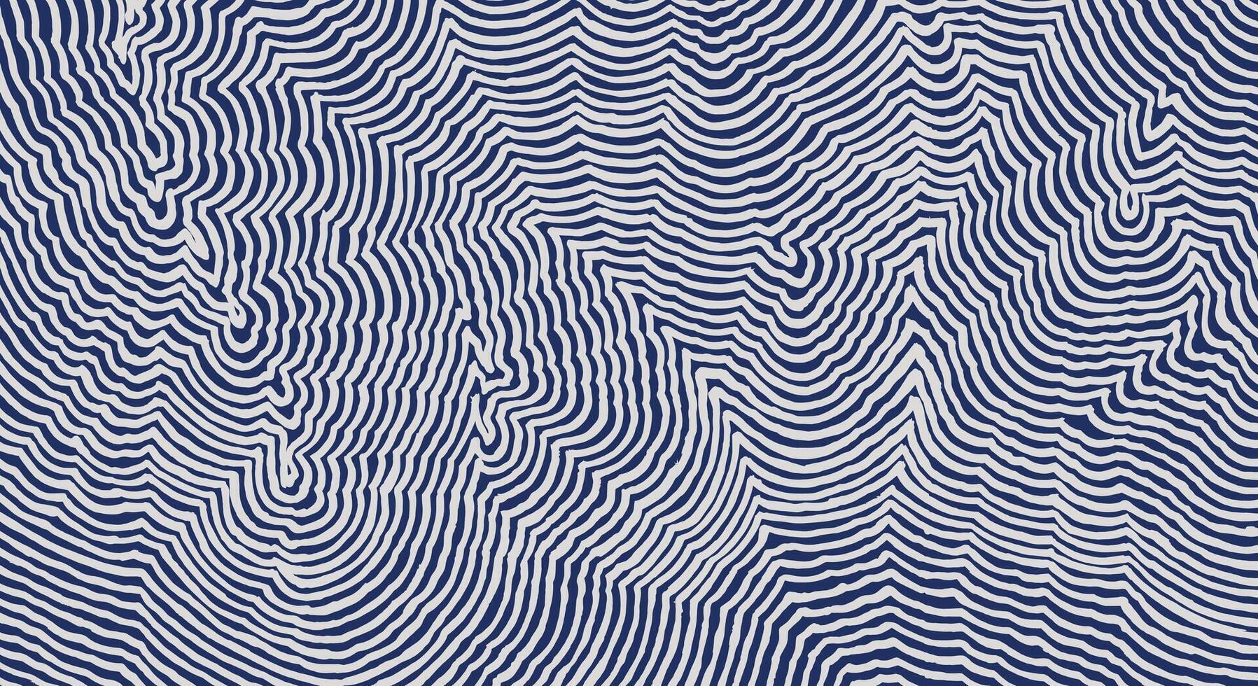 Crafted Hand drawn brush line abstract curly pattern, Japanese and Ethnic folk wood carving, engraving, basketry surface texture background for textile, carpet vector