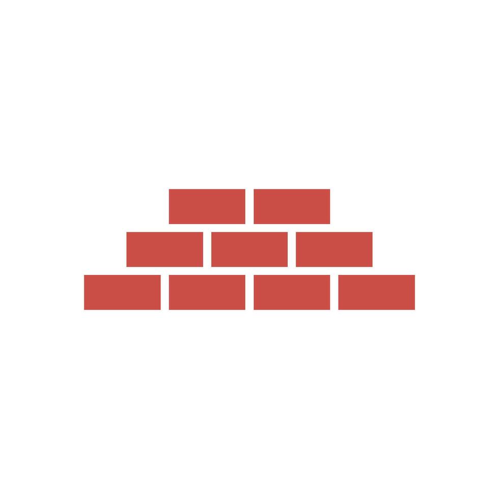 Brick icon design vector