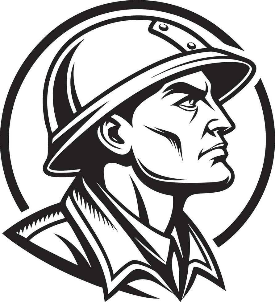 Soldier Portrait design vector
