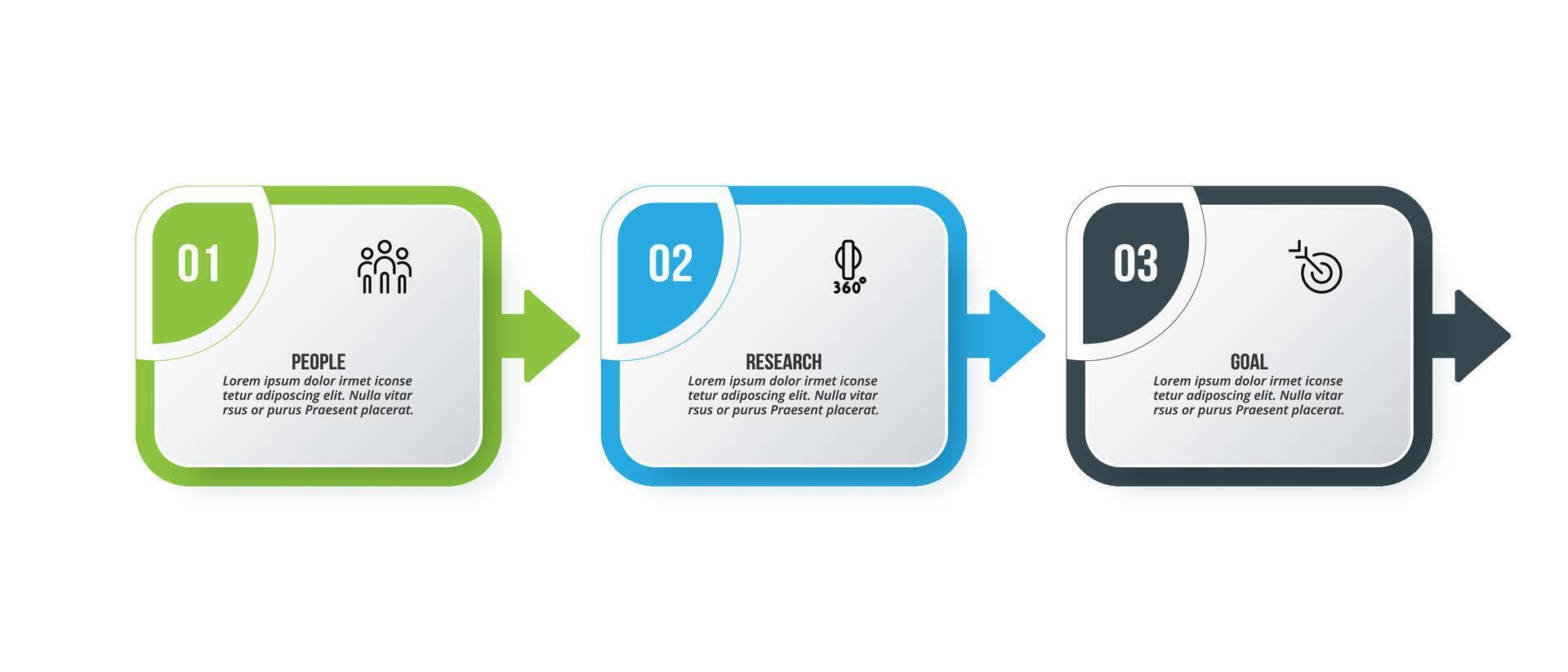 Square timeline infographic design. vector