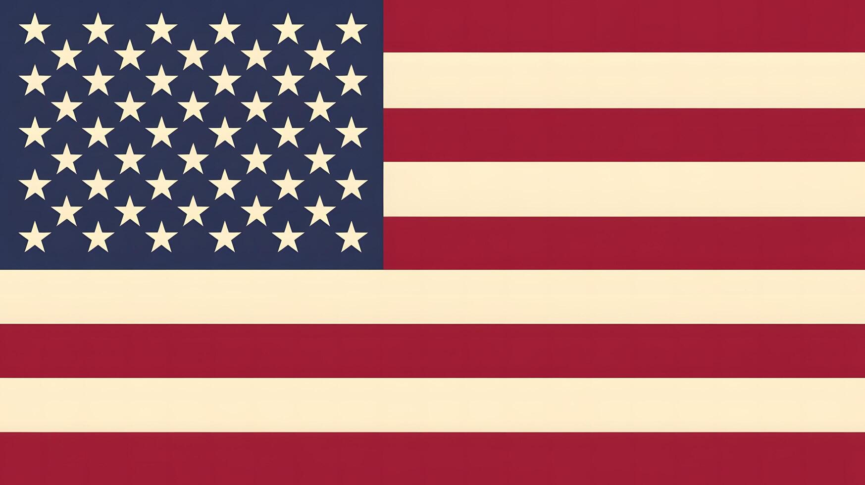 American Flag Design with Stripes and White Stars. photo