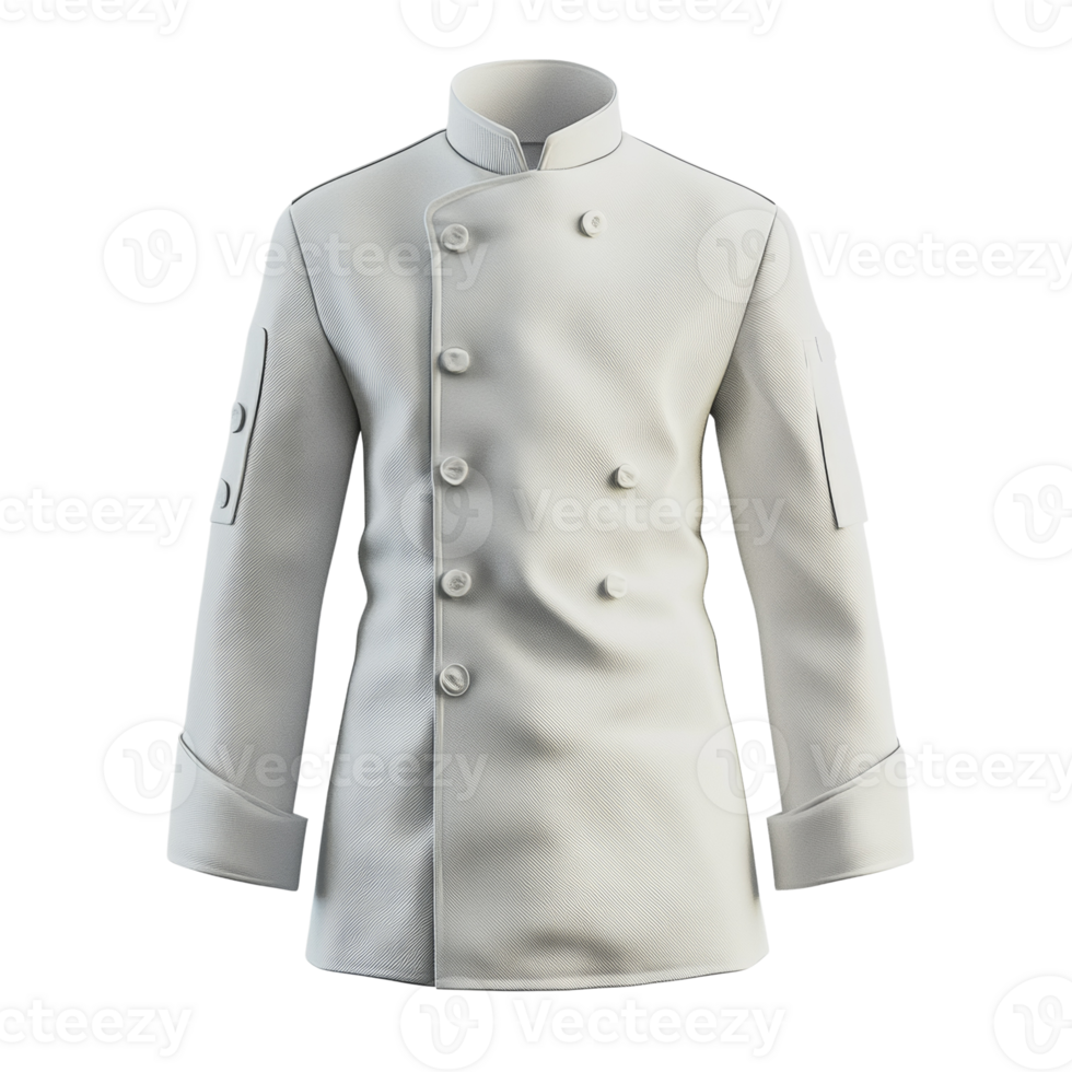 White Chefs Jacket Professional Culinary Uniform Apparel png