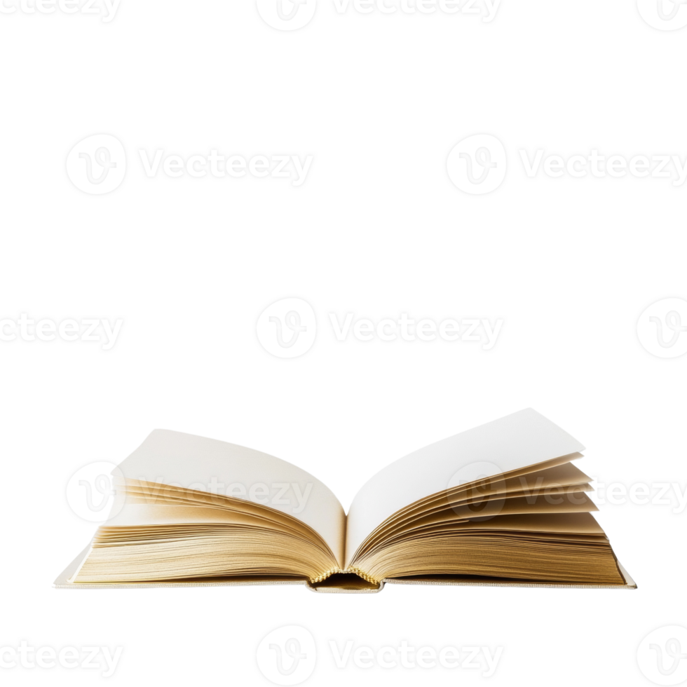 Open Book Pages Displaying Blank Interior png
