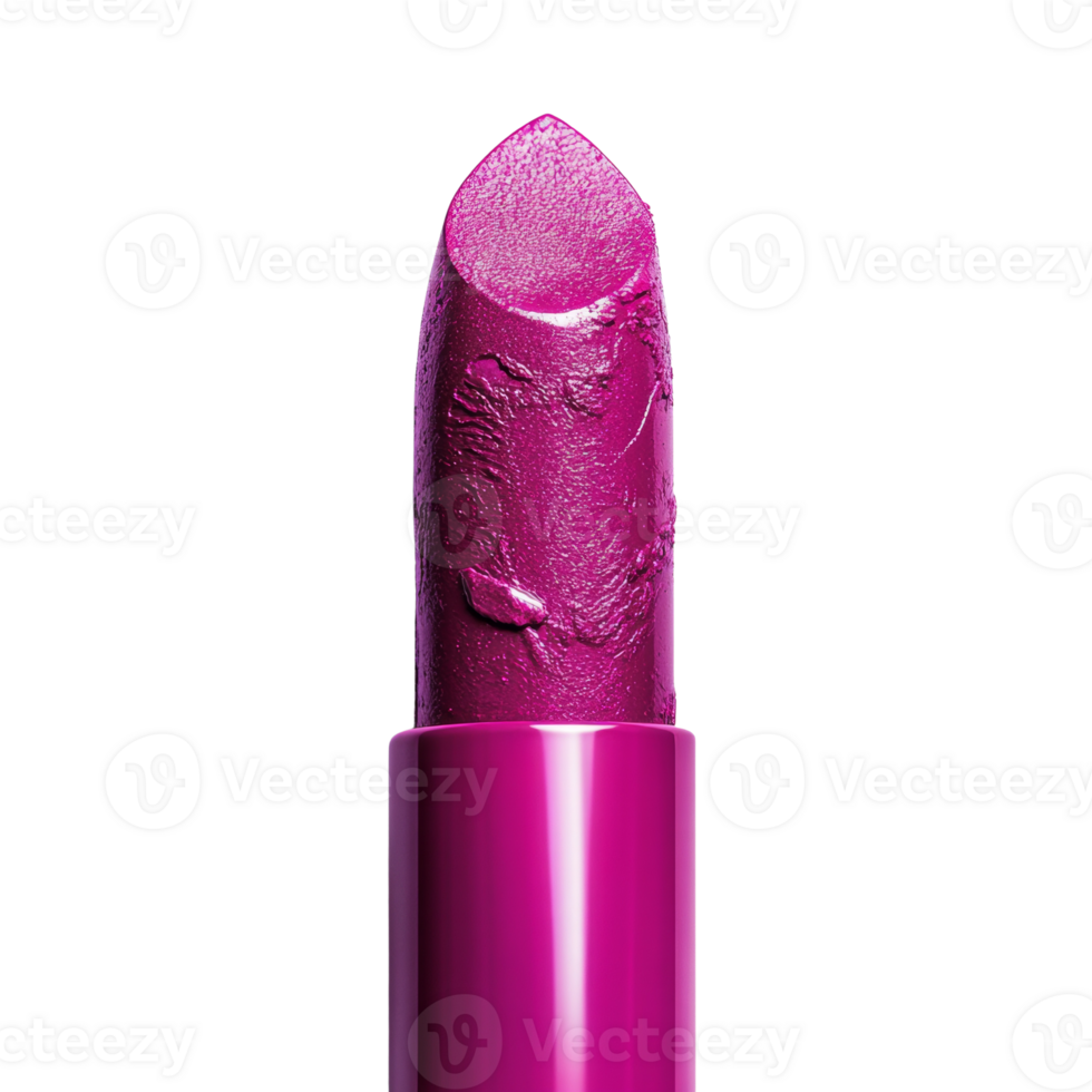 A close up view of fuchsia lipstick png
