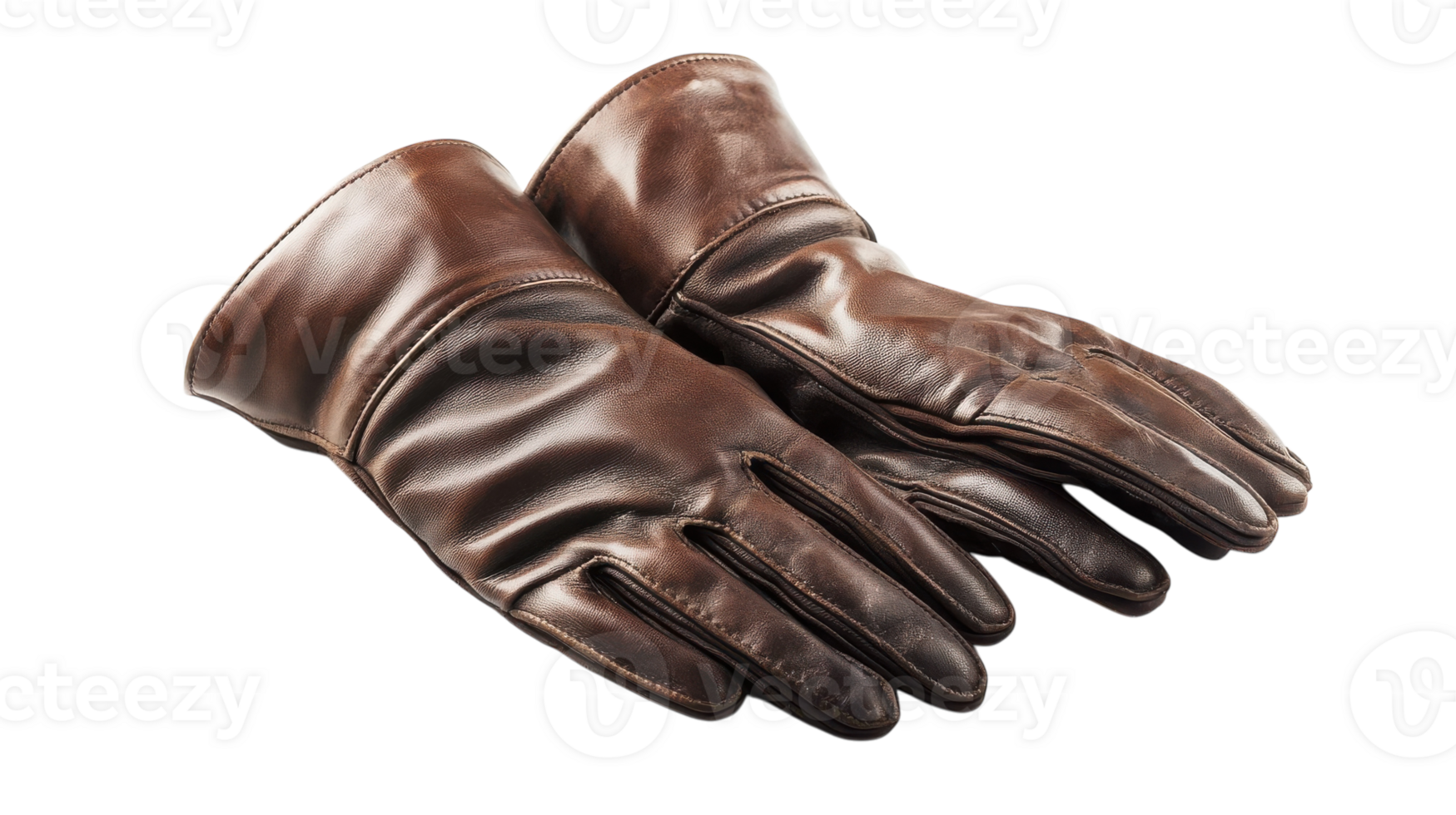 Stylish Pair of Polish Leather Wrist Gloves Ideal for Fashion and Winter Wear to Enhance Your Outfit and Keep Warm. png