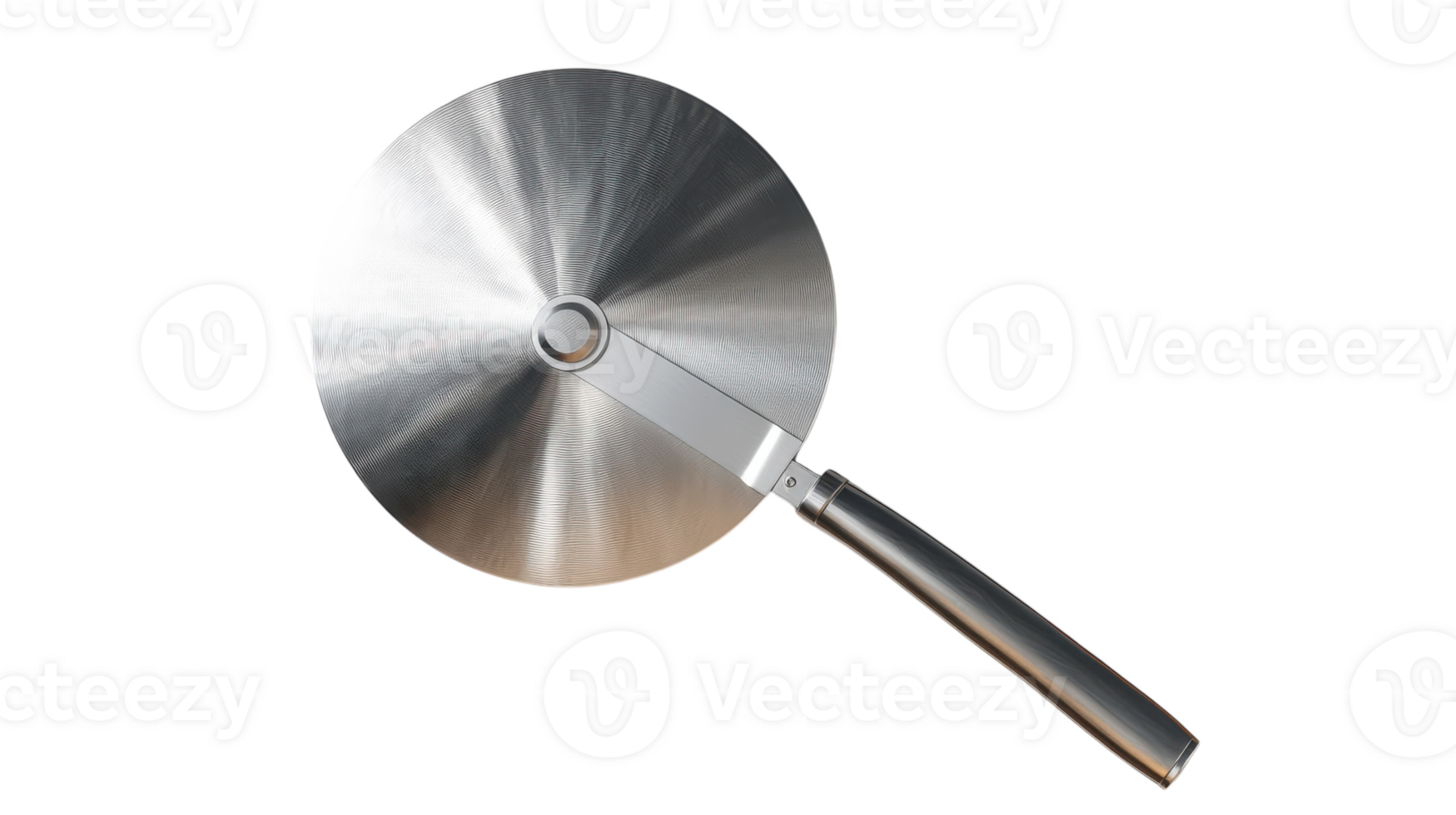 A stainless steel pizza cutter designed for precision slicing, perfect for home cooks and professional chefs, ensuring seamless pizza preparation and serving.. png