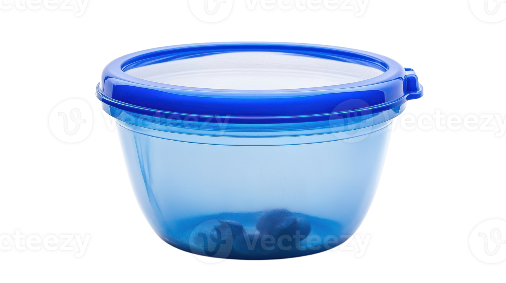 A Versatile Plastic Food Storage Container with a Blue Lid Ideal for Organizing Kitchen Supplies or Meal Prep for Any Occasion. png