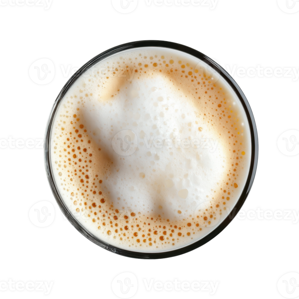 Chilled Foam Coffee Image on transparent background. png