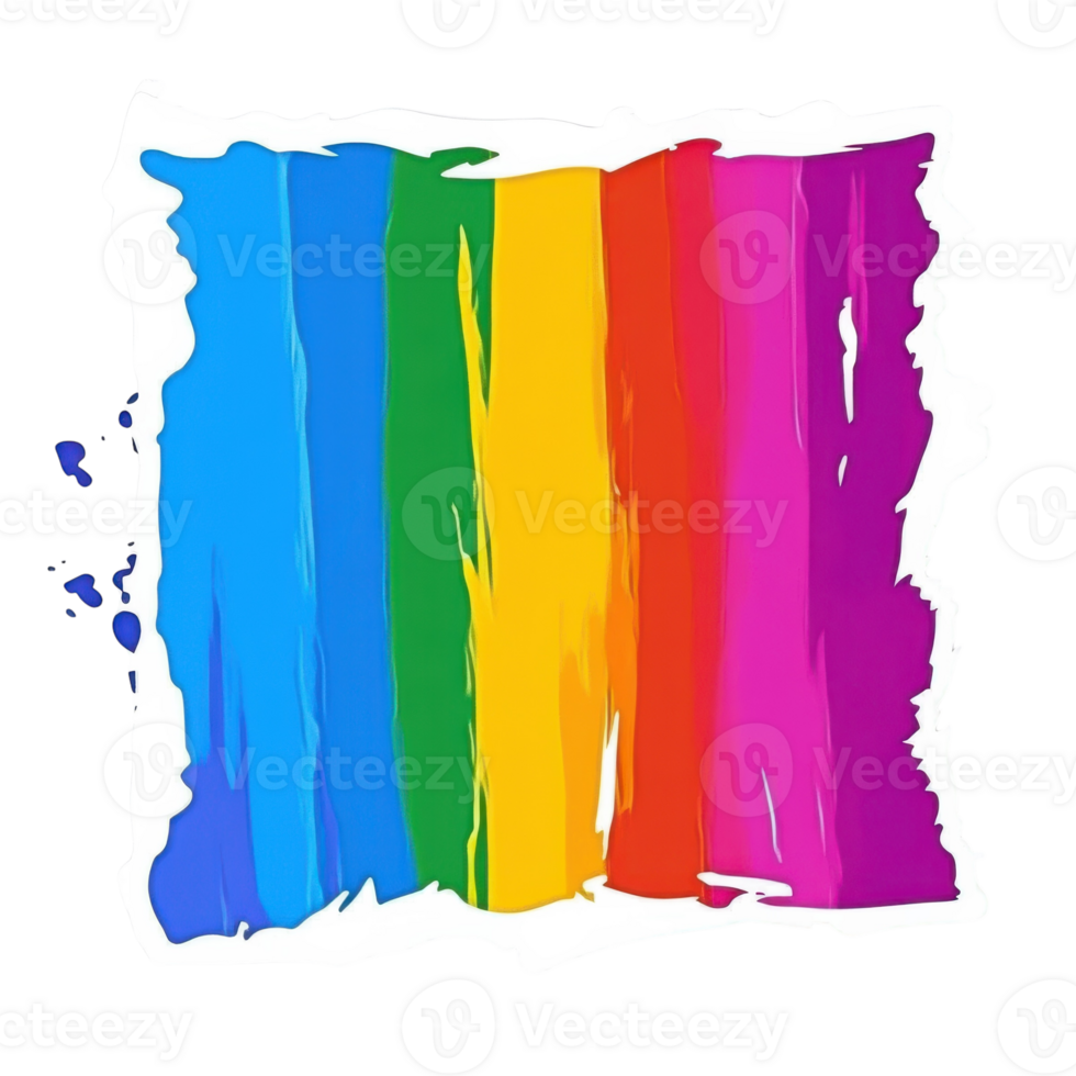 Colorful Stickers on White on transparent background. png
