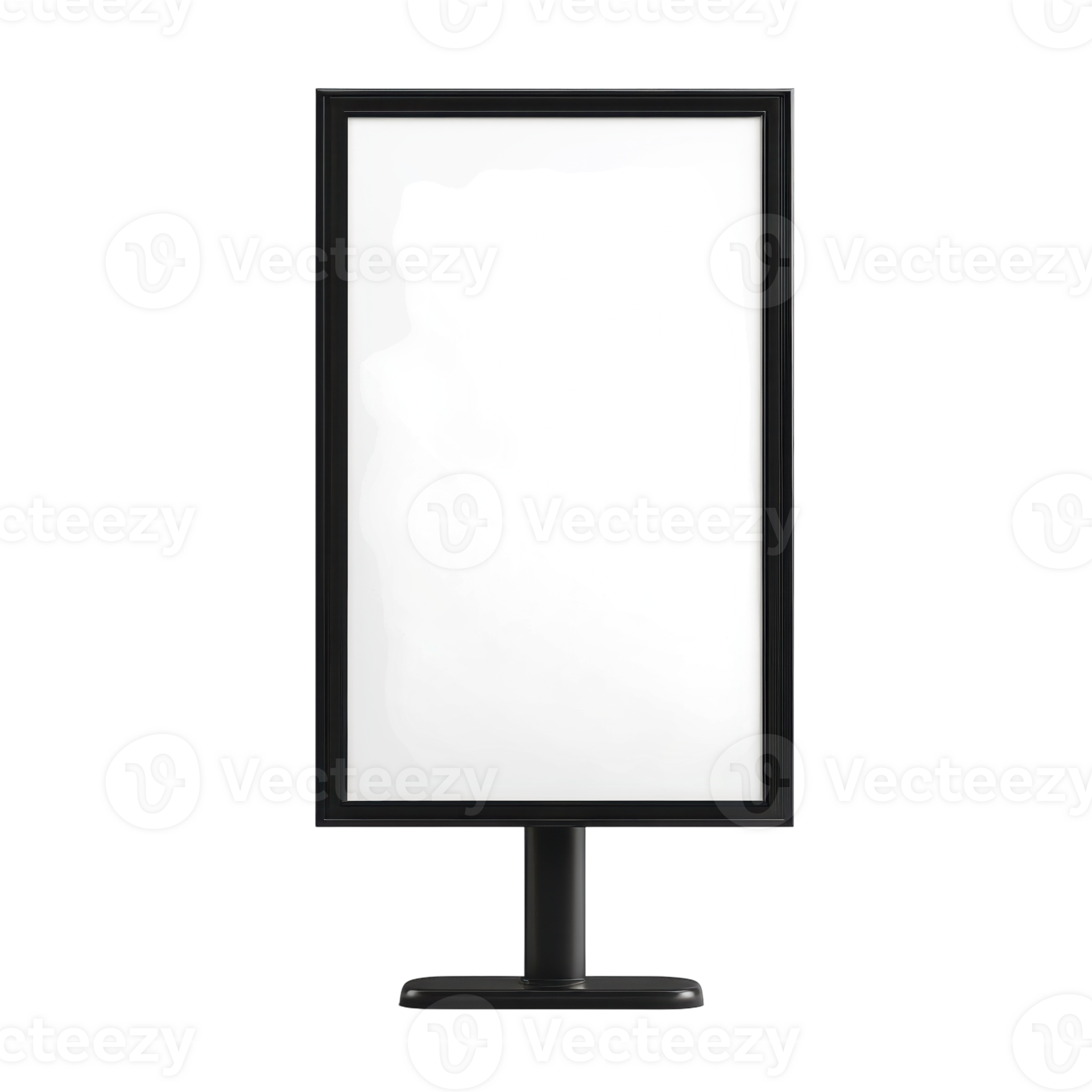 Blank billboard mockup white on transparent background 55240111 png