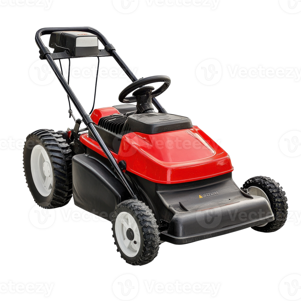 Perfect Lawn Mower Image on transparent background. png