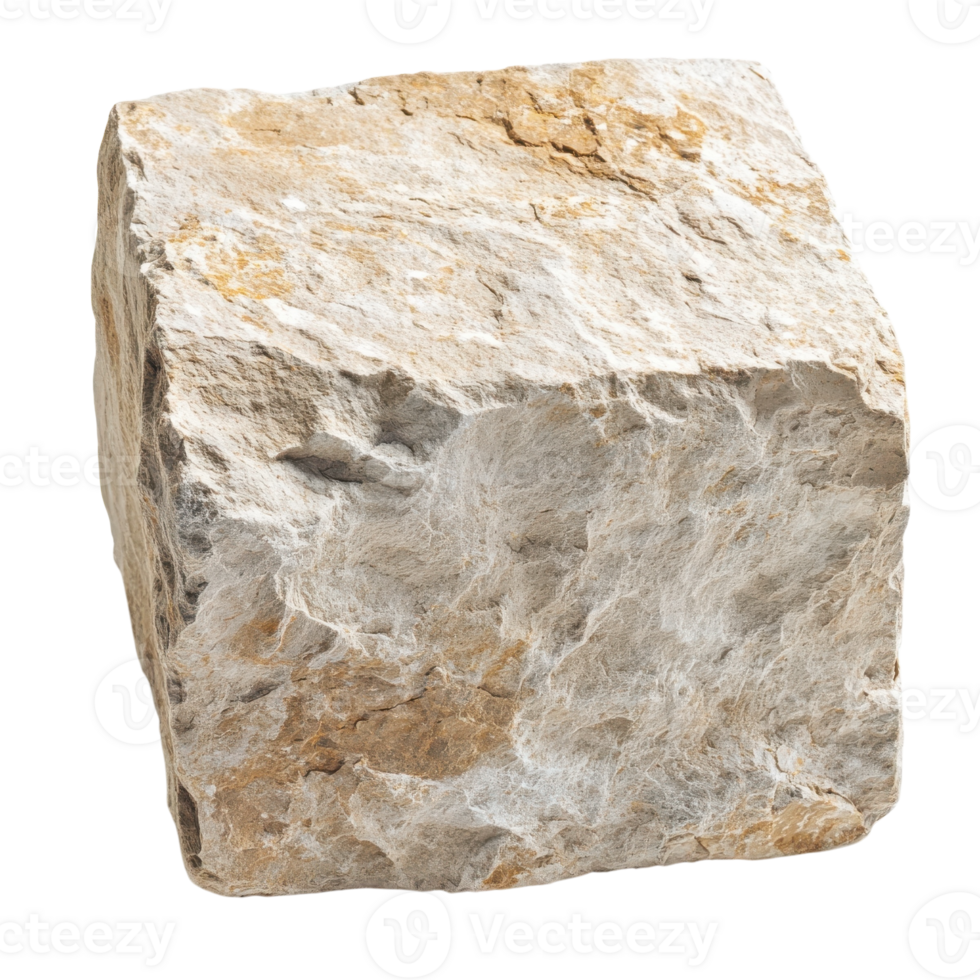 Beige Stone Block Texture on transparent background. png
