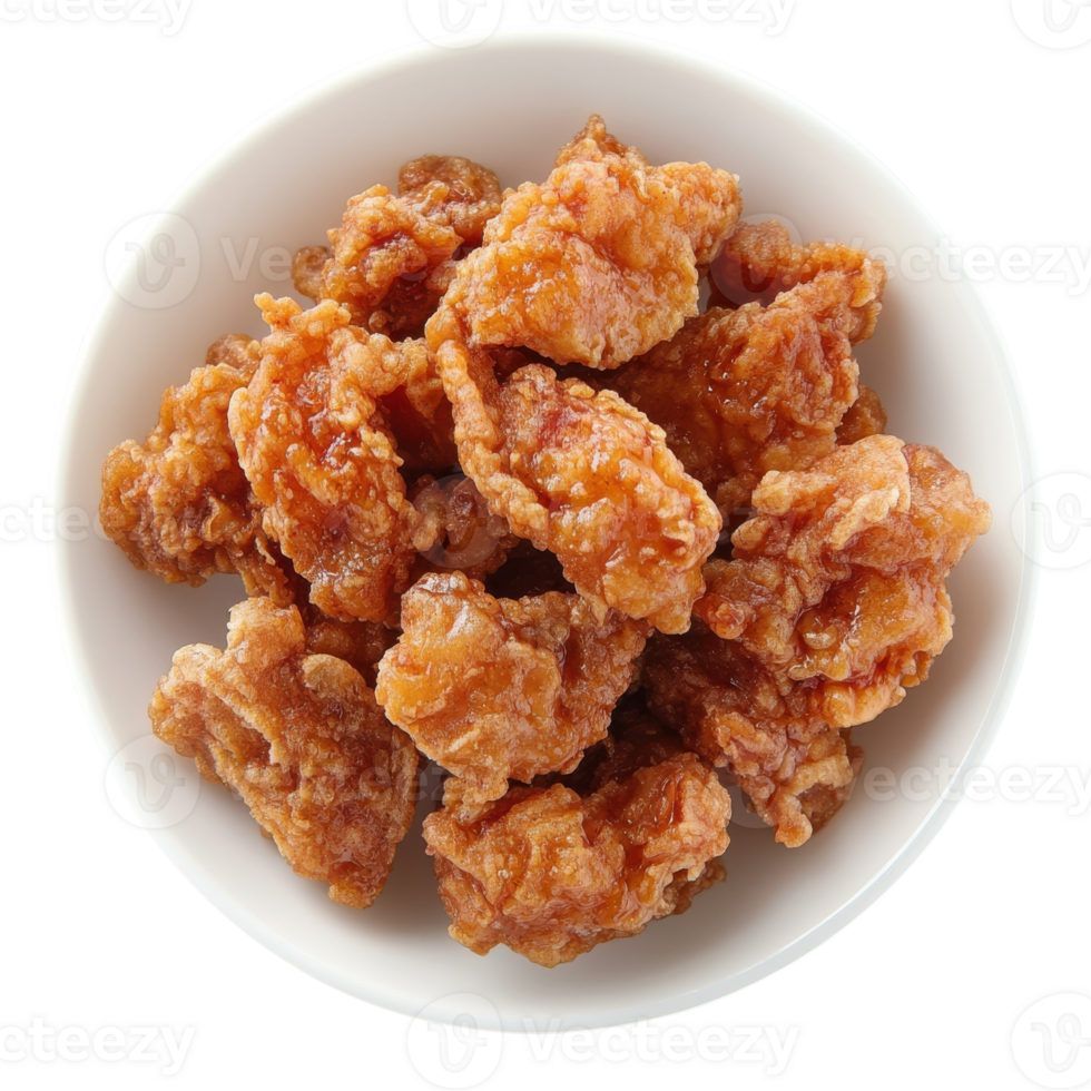 Szechuan Chicken Dish Image on transparent background. png