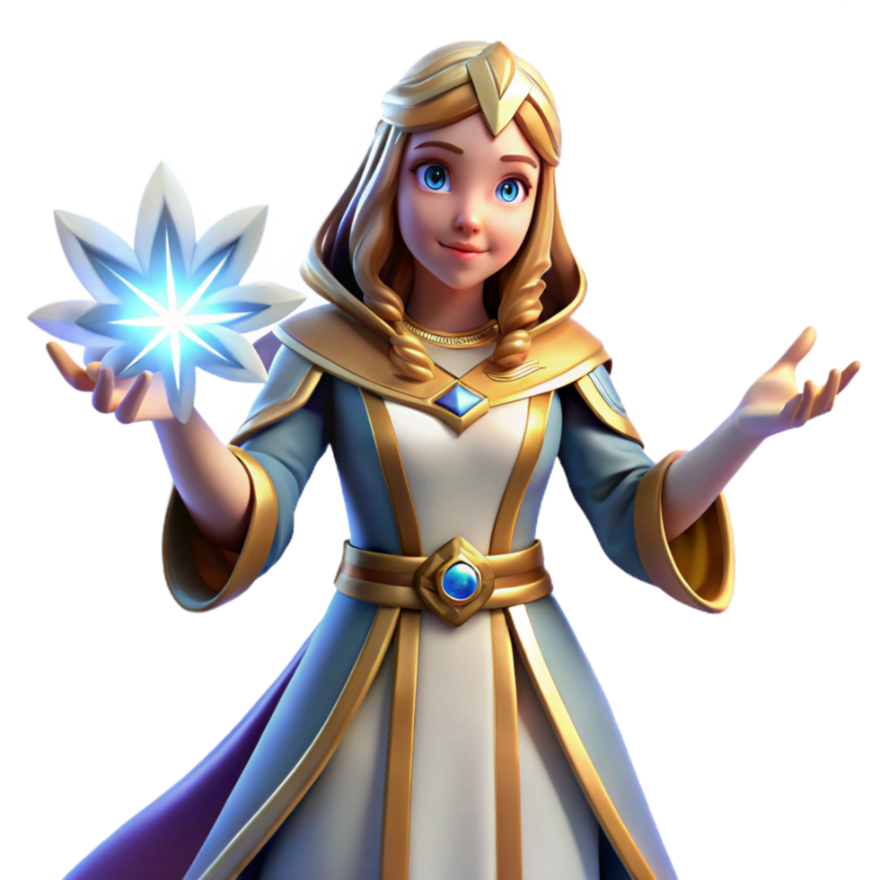 Fantasy Mage Crystal Power png