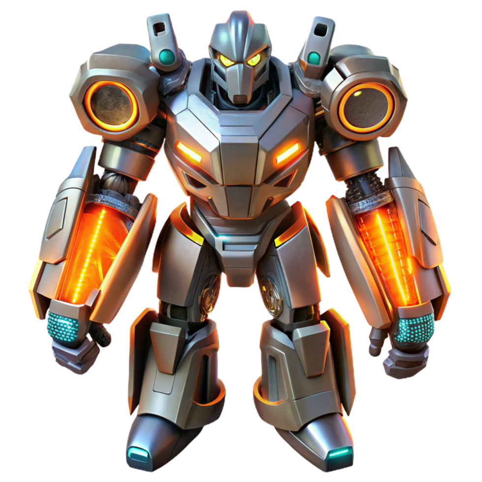 Powerful Armored Robot png