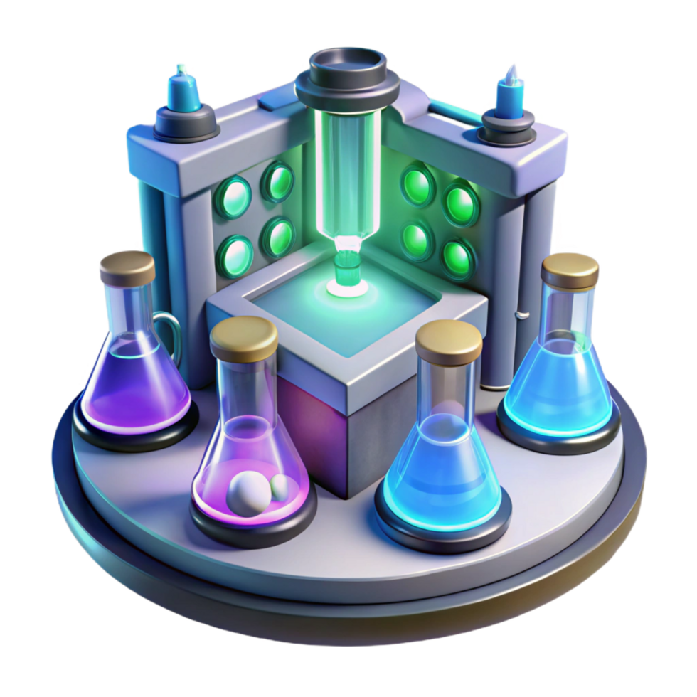 Lab Equipment Alchemy Experiment png