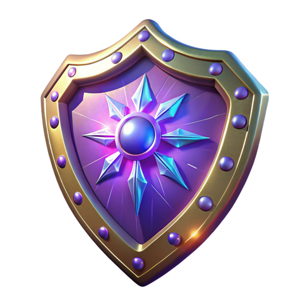 Magical Purple Shield png