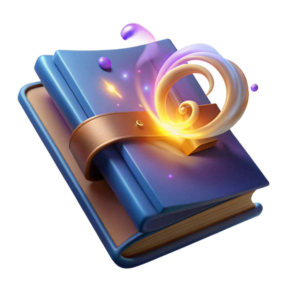 Magical Book Fantasy Story png