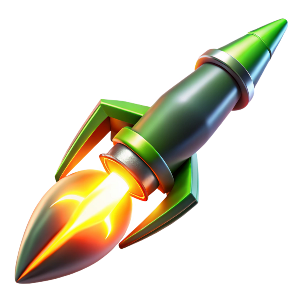 Fast Rocket Launch Animation png
