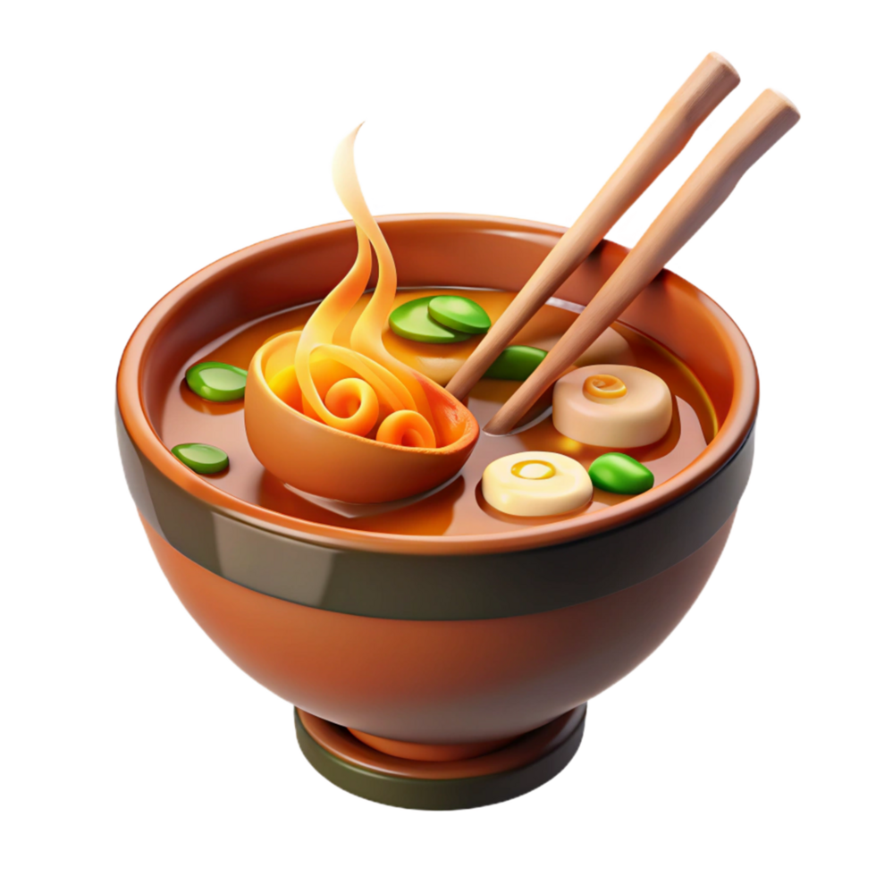 Steaming Hot Bowl of Soup png