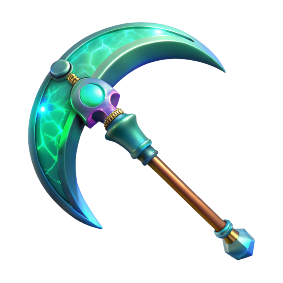 Glowing Crescent Weapon png