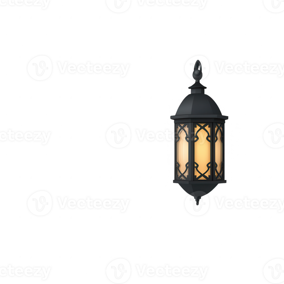 Elegant lantern adding warmth and charm to any architectural setting. png