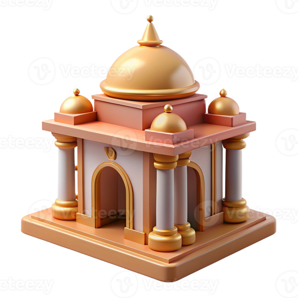 Traditional temple architecture design png