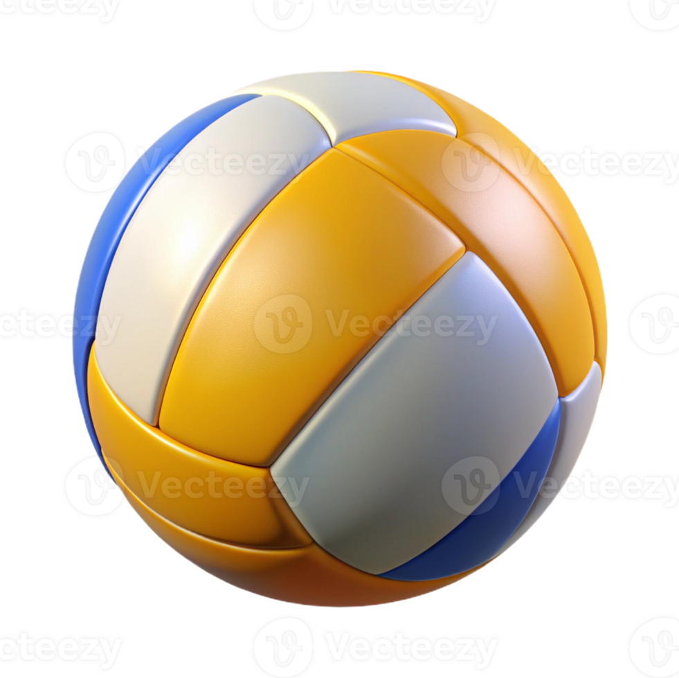 Classic volleyball for sports activities png
