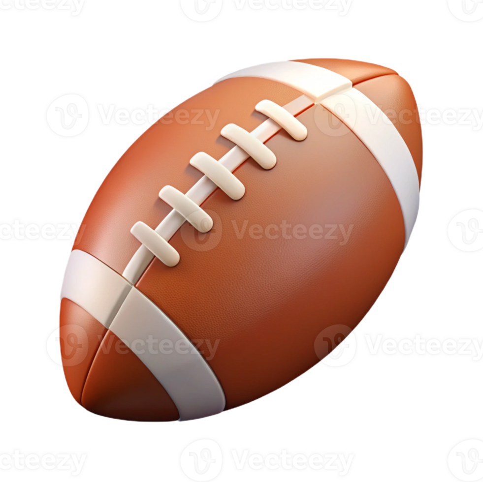Classic American Football with Details png