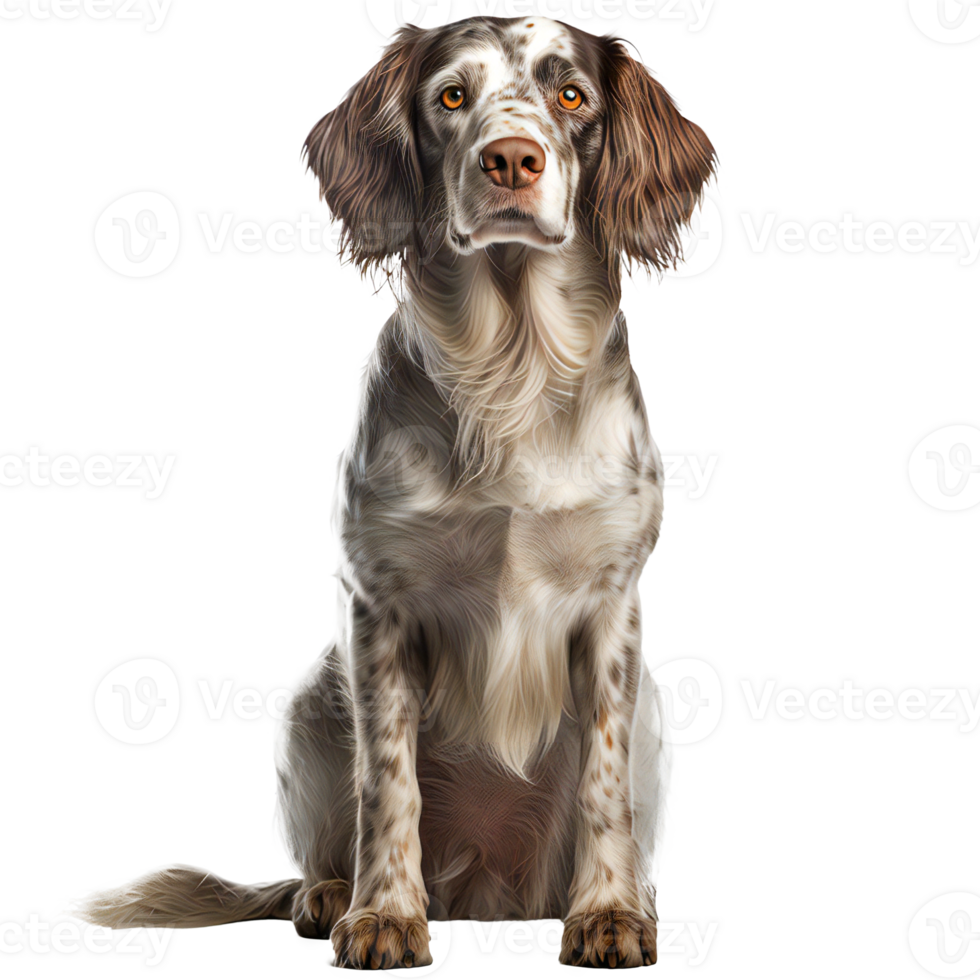 Brown Spaniel Dog on Isolated on transparent png