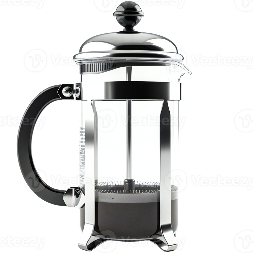 Empty French Coffee Isolated on transparent png