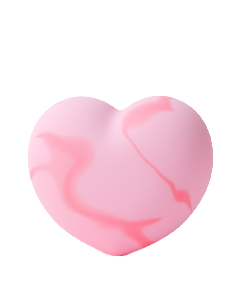 Pink Marble Heart Shaped Decor Romantic Valentine Gift png