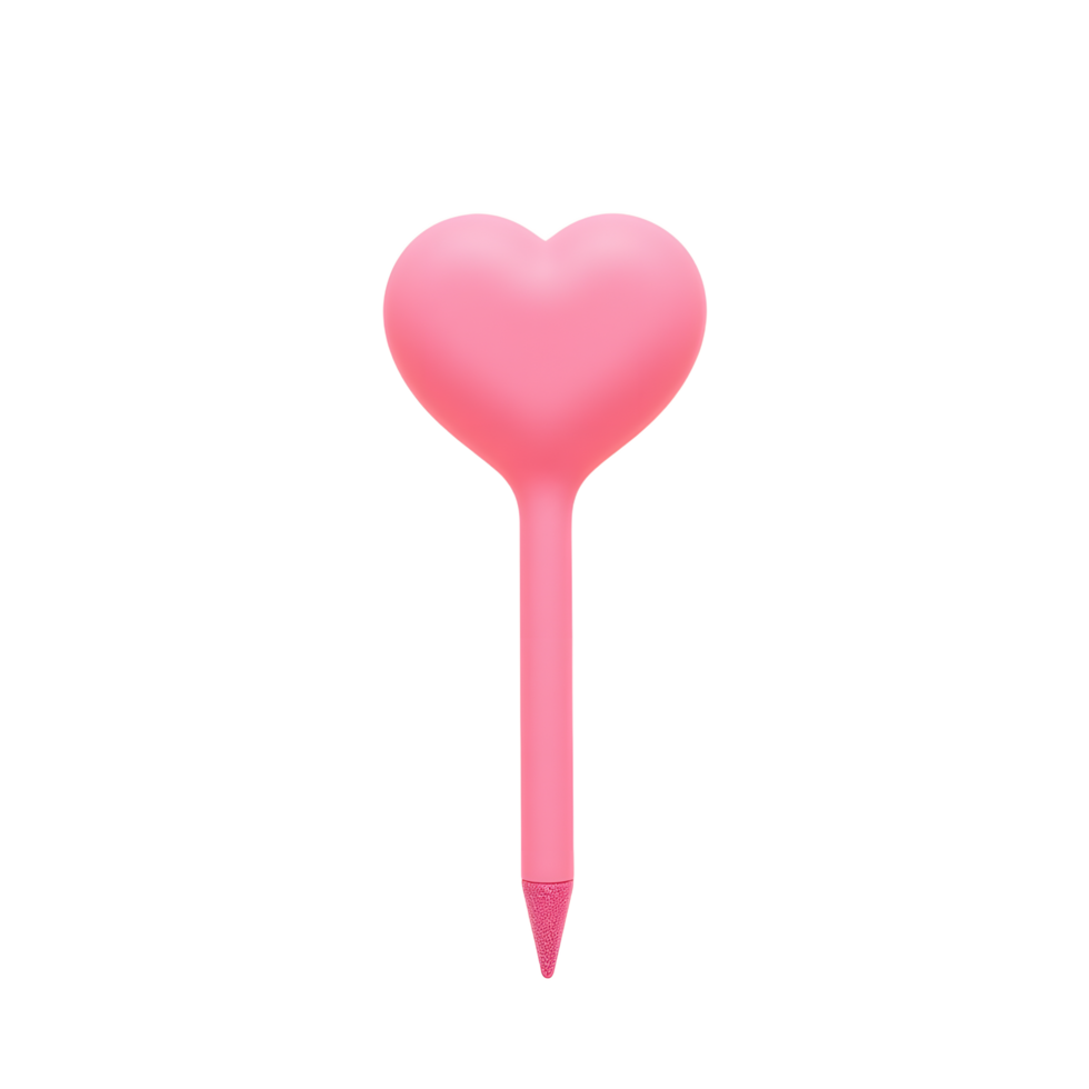 Pink Heart Shaped Bulb Syringe for Crafts png