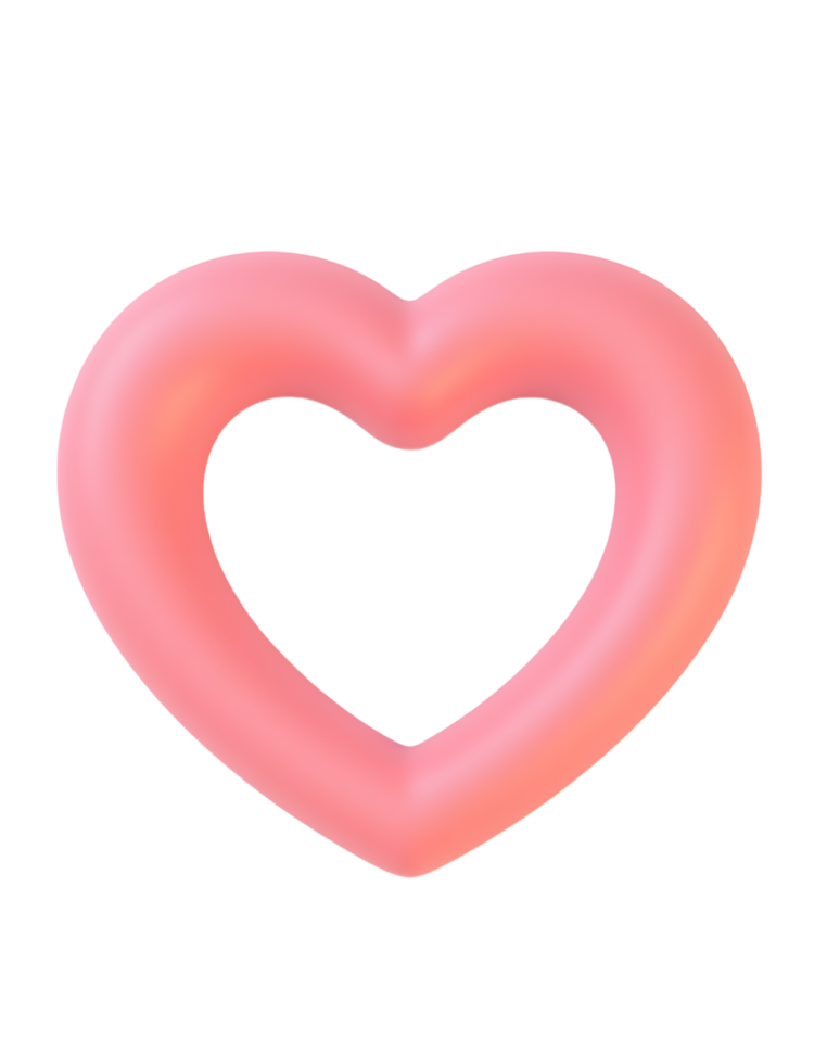 Pink Heart Shape Background Image for Valentines Day png