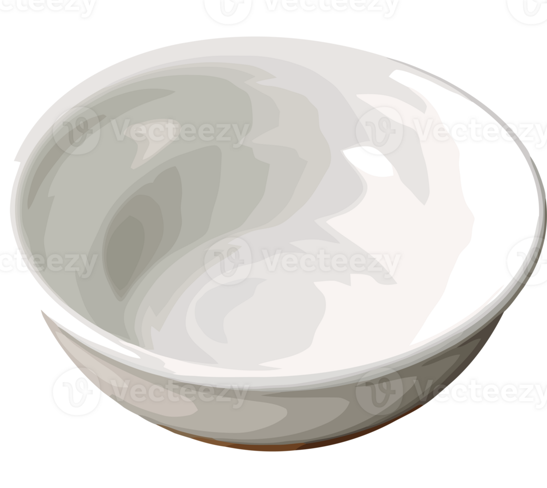 A white bowl icon isolated png
