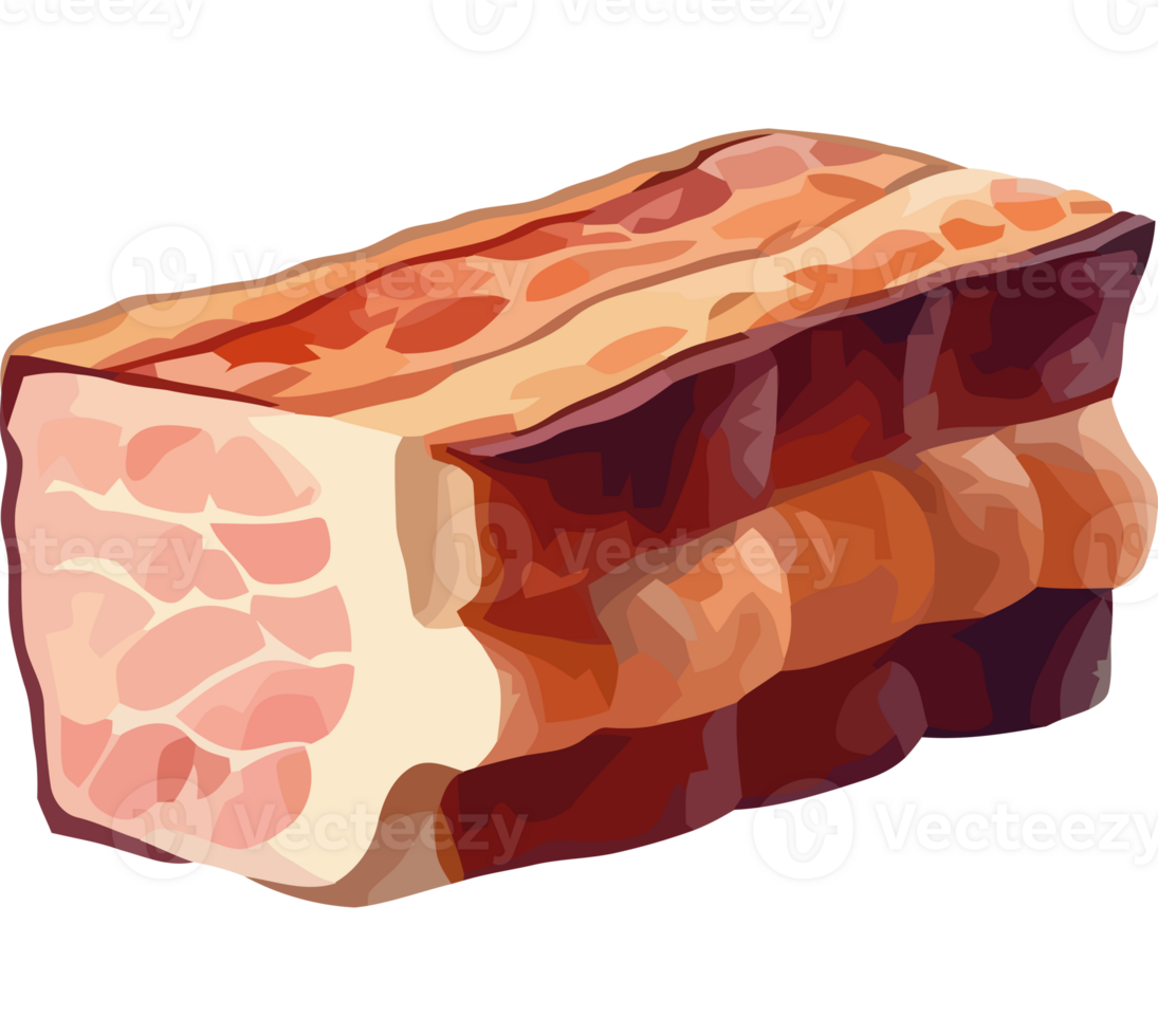 Grilled pork steak, fresh and delicious meal icon isolated png