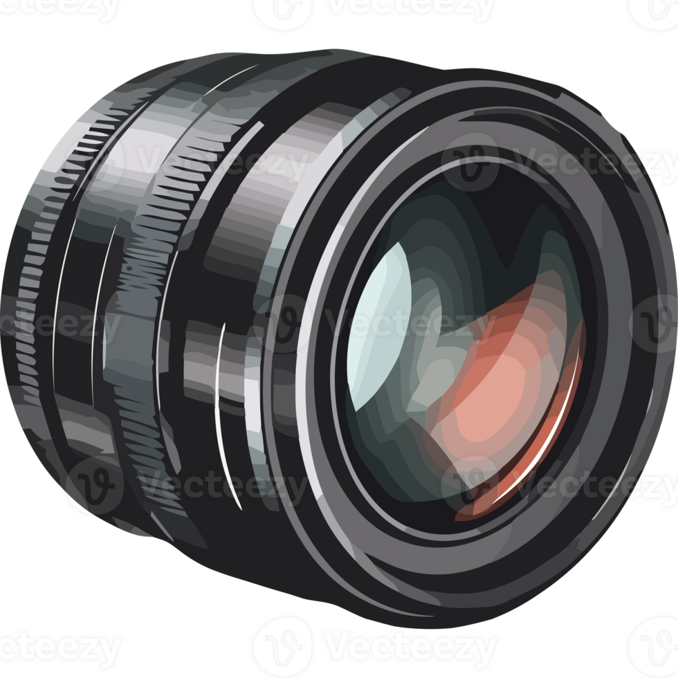 A camera lens icon isolated png
