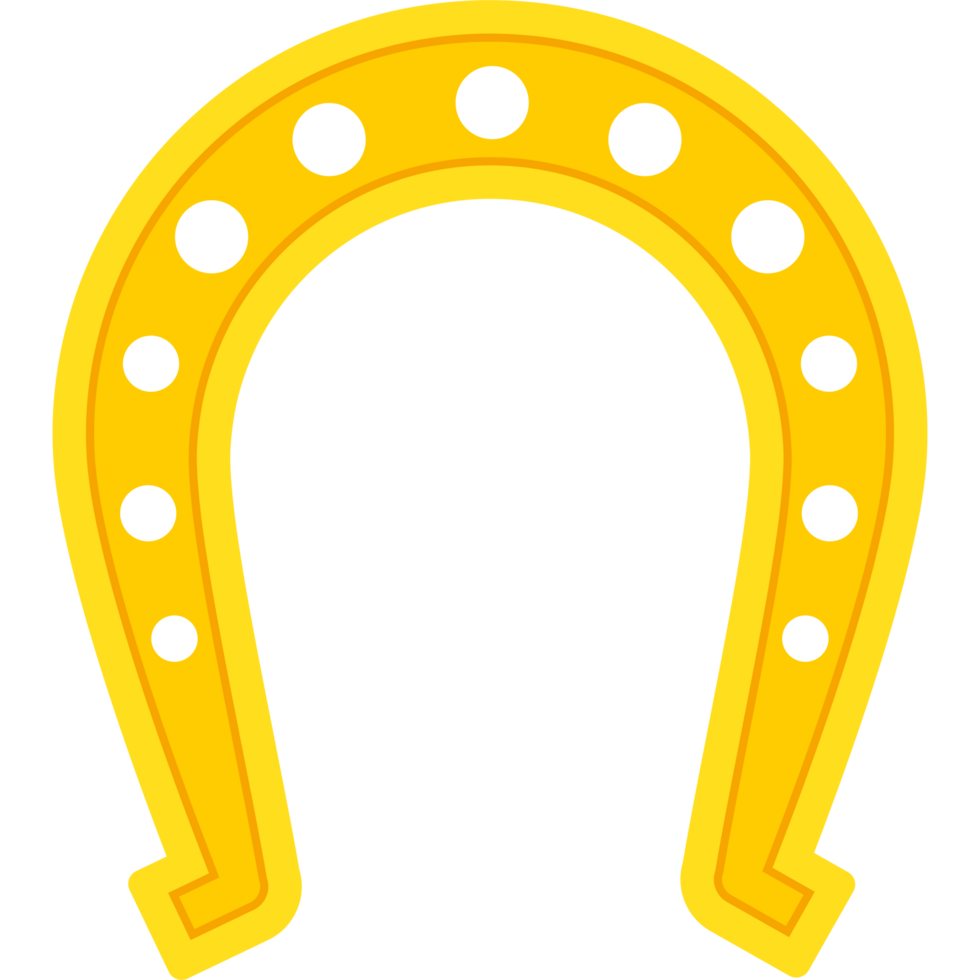 saint patricks day horseshoe illustration png