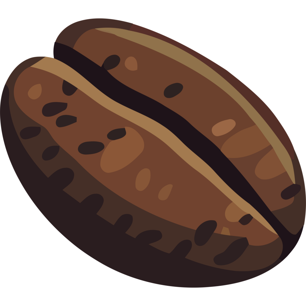 A coffee bean icon isolated png