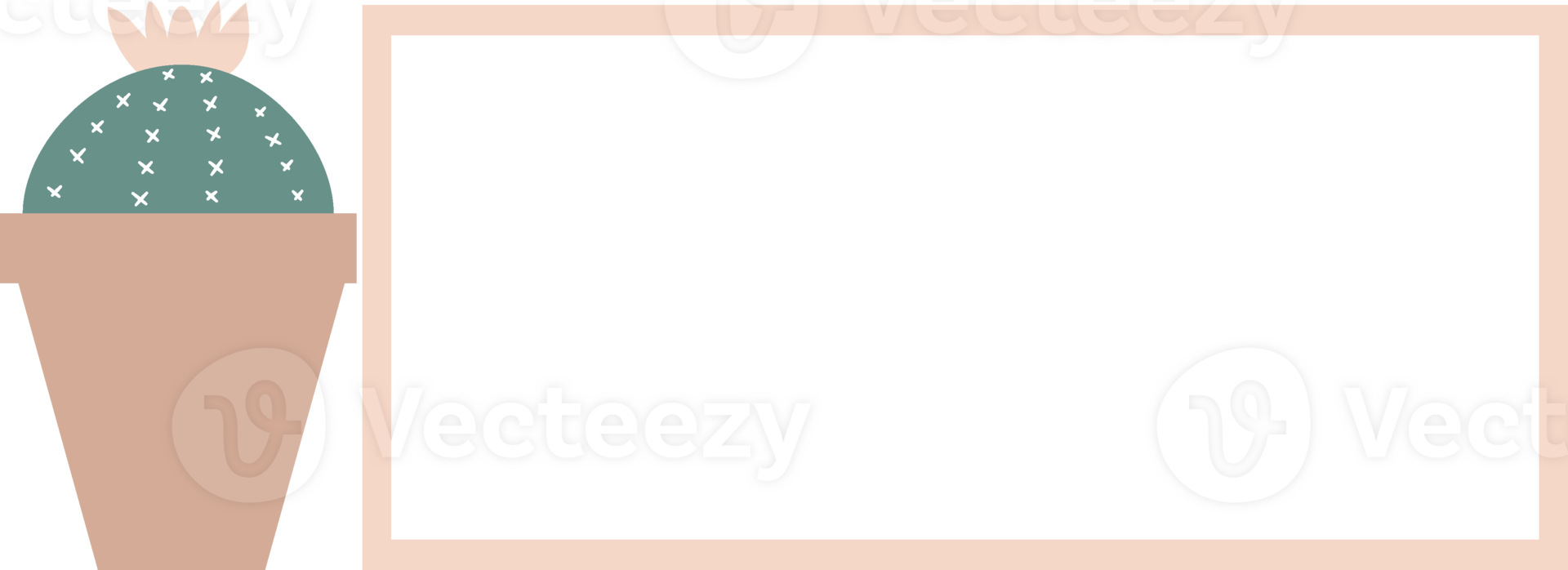 Cactus blank label name png
