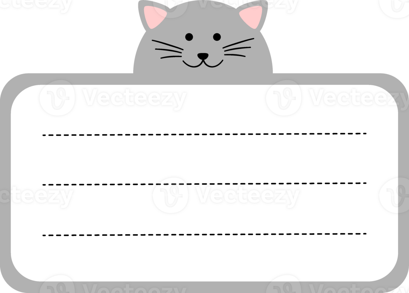 Cute Mouse Label Name png