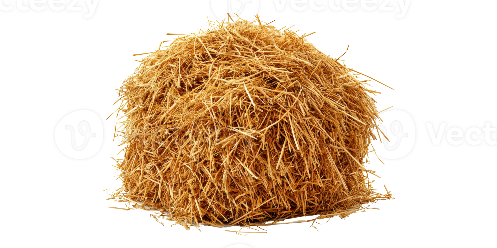 Haystack pile isolated on transparent background png