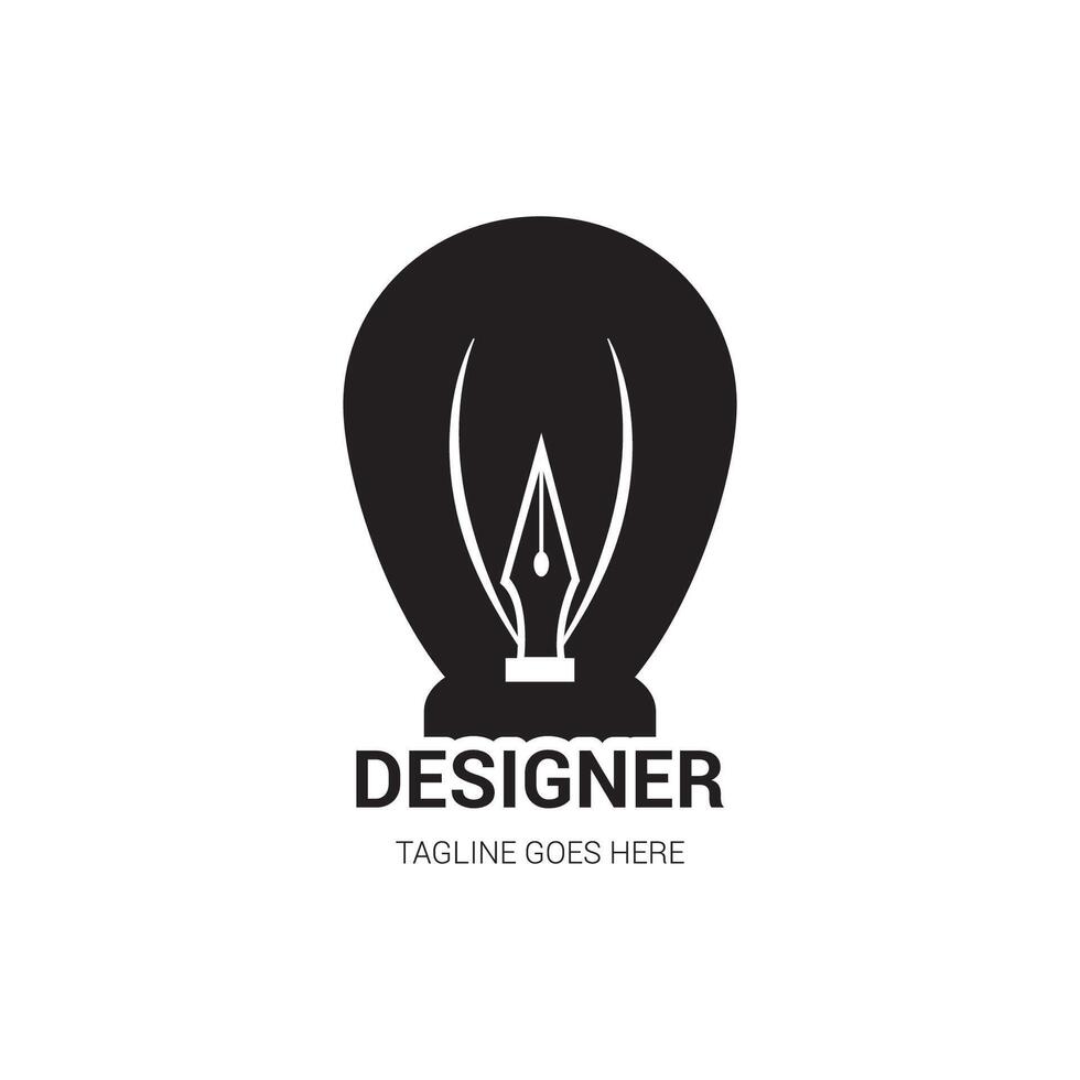 Idea light logo design, Logo design, Light logo design vector