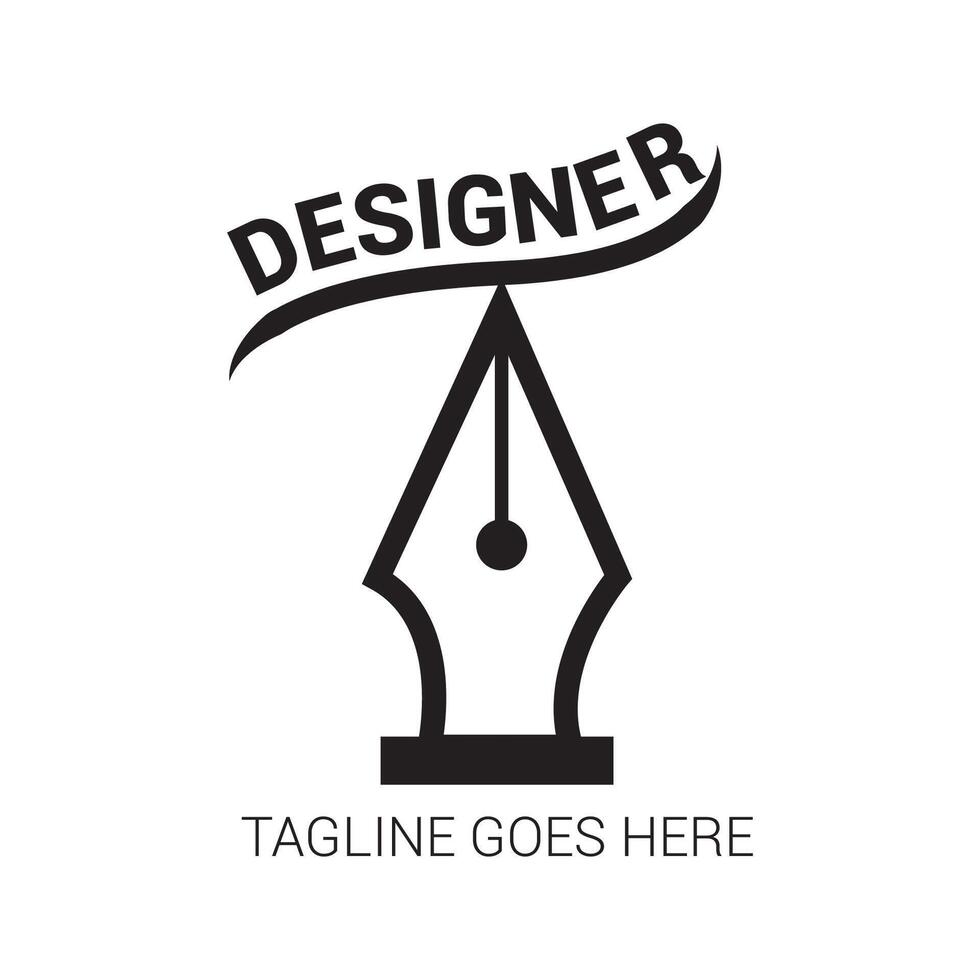 Pen logo design, Logo designer , designer logo vector