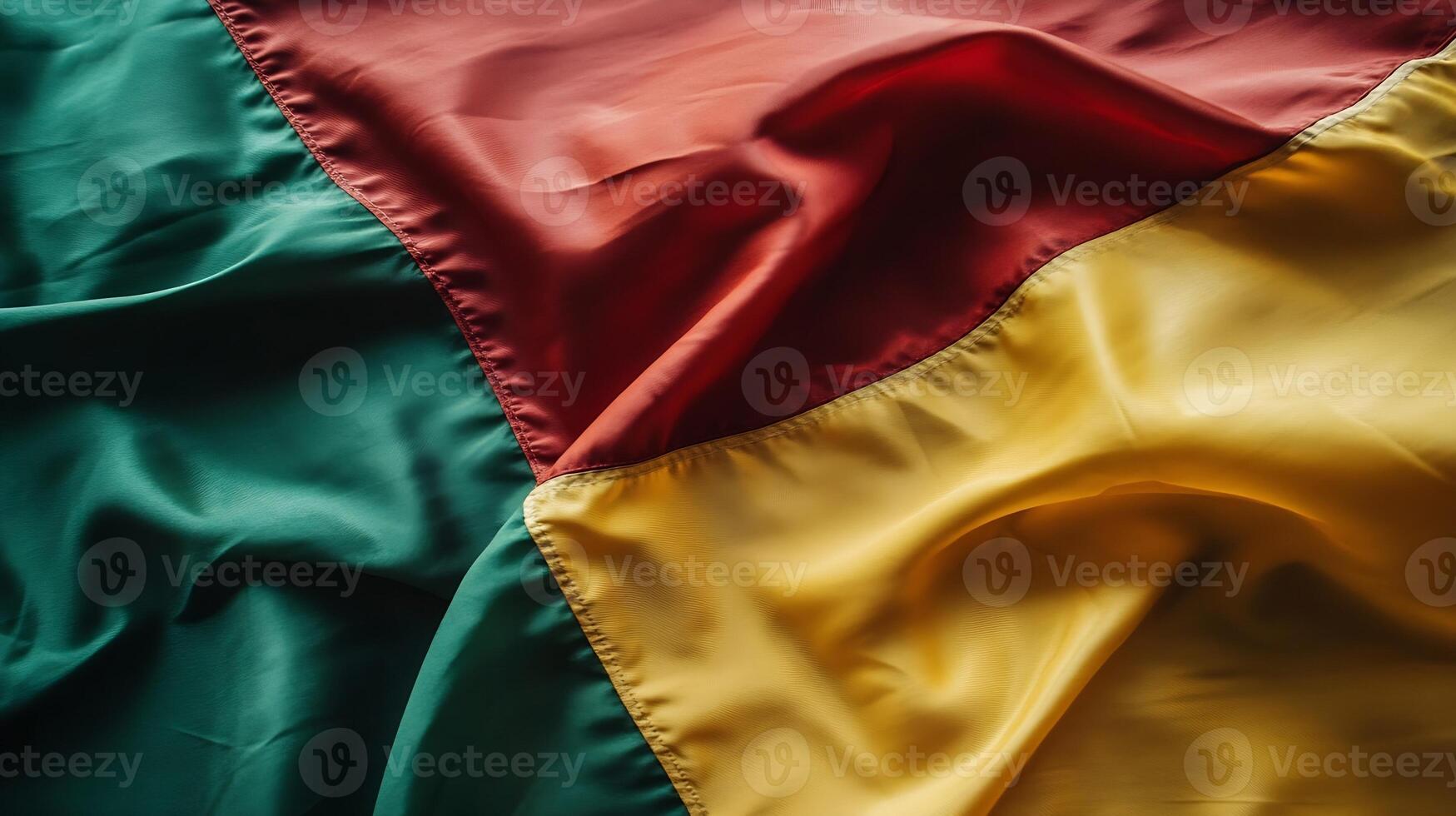 Closeup of Colorful Fabric Creating a Captivating Abstract Texture and Fabric Detail photo