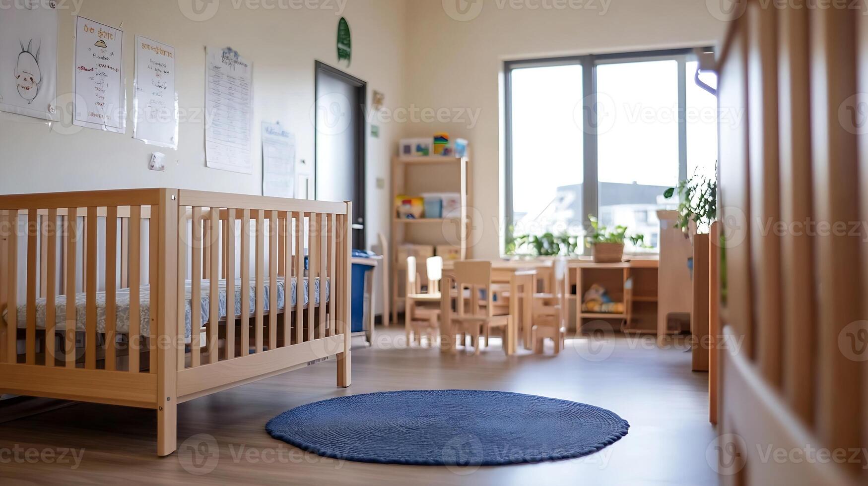 Bright and Welcoming Montessori Inspired Classroom for Early Childhood Learning photo