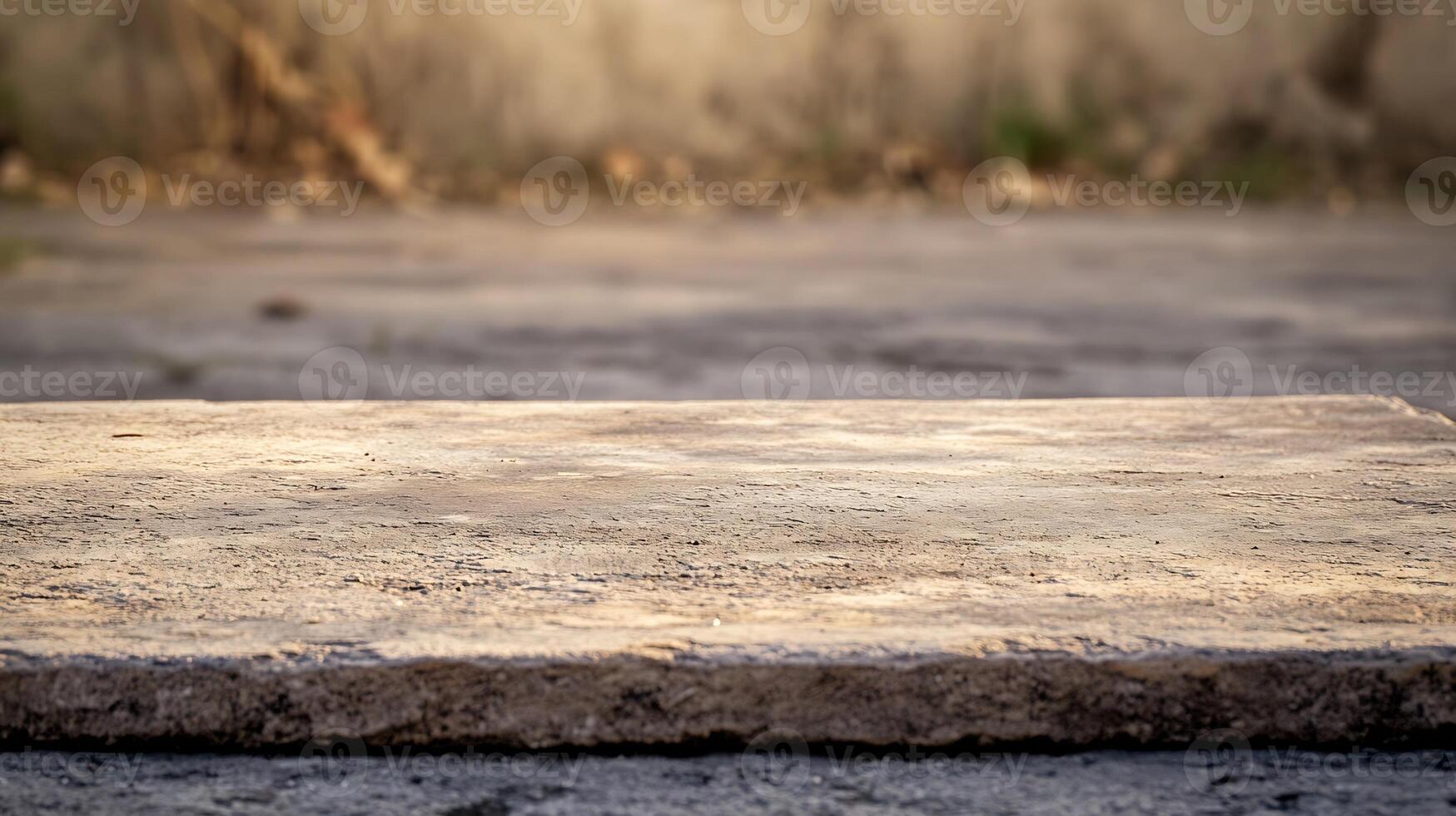 Close-Up of Rustic Stone Surface with Natural Textures and Warm Tones photo