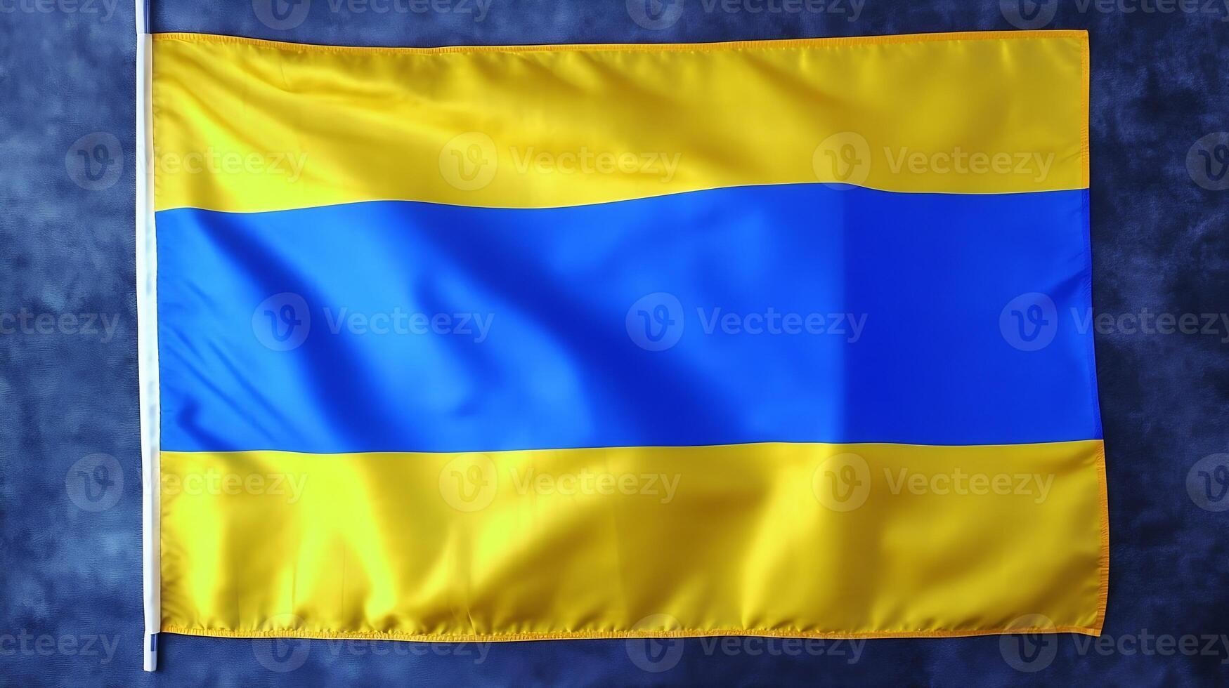 Vivid Flag Displayed Against Textured Surface Symbolizing National Identity photo