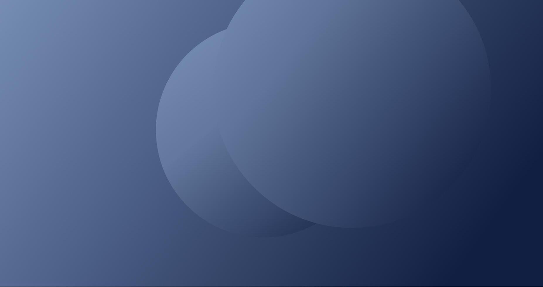 Dark overlapping circles with smooth gradients, Ideal for modern themes vector