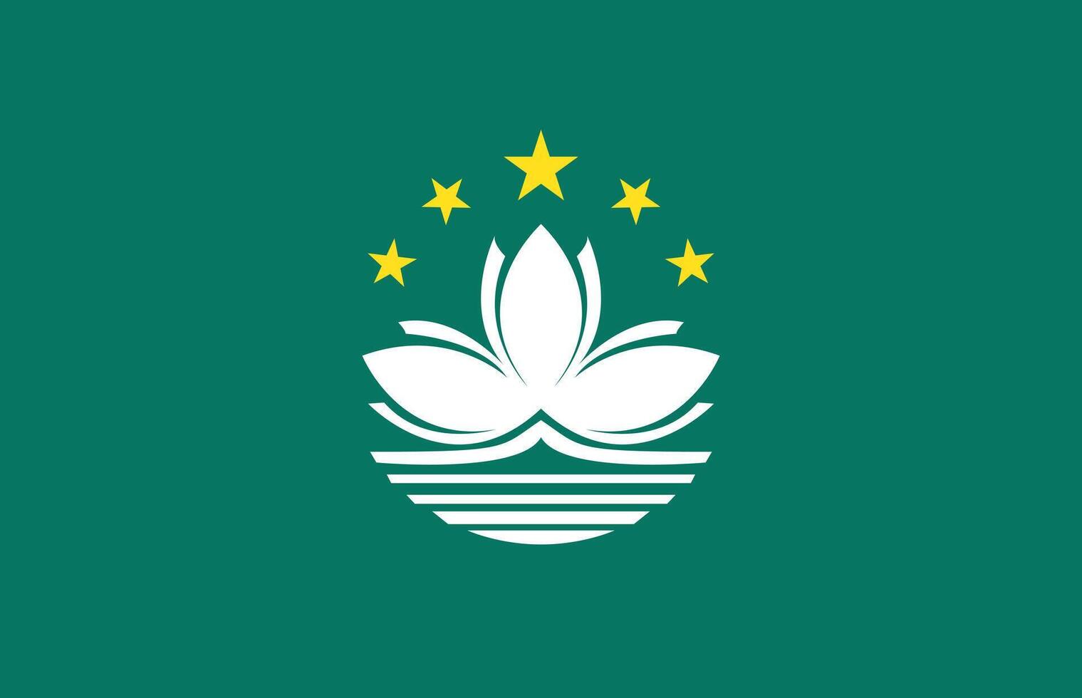 Flag of Macau background. vector